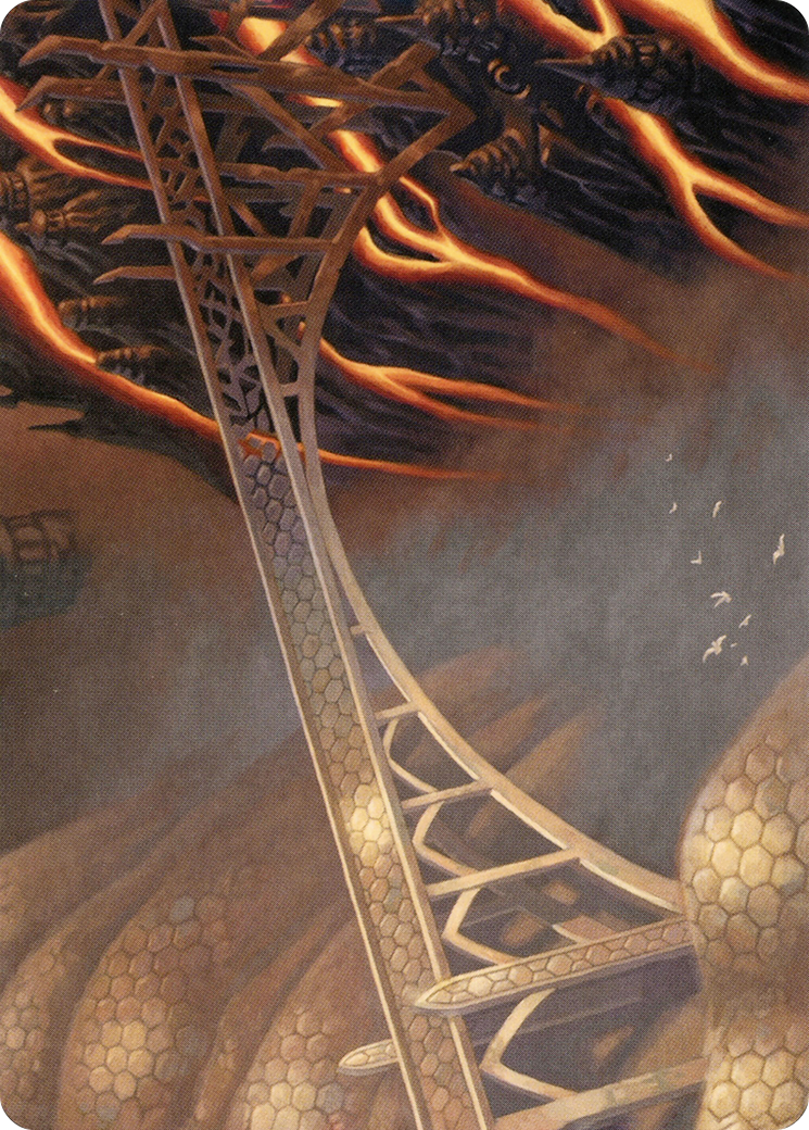 Rustvale Bridge Art Card [Modern Horizons 2 Art Series] | Yard's Games Ltd