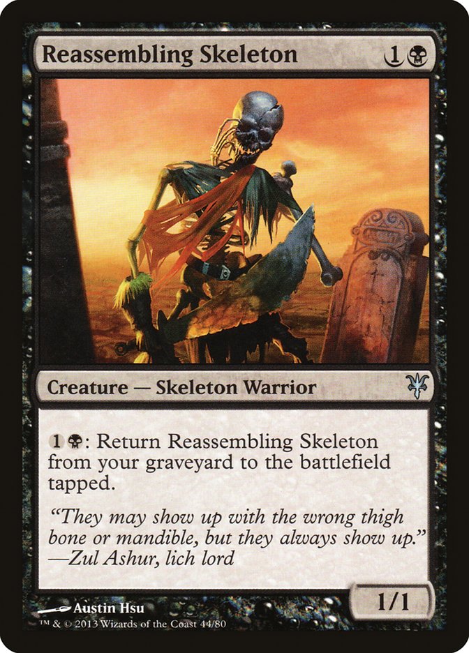 Reassembling Skeleton [Duel Decks: Sorin vs. Tibalt] | Yard's Games Ltd