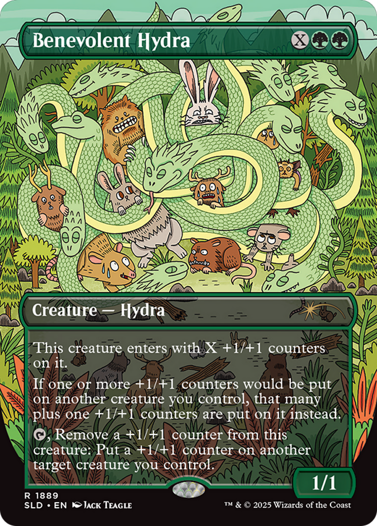 Benevolent Hydra (Rainbow Foil) [Secret Lair Drop Series] | Yard's Games Ltd