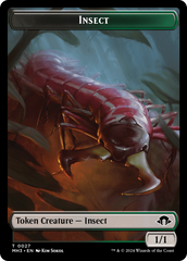 Zombie // Insect (0027) Double-Sided Token [Modern Horizons 3 Tokens] | Yard's Games Ltd