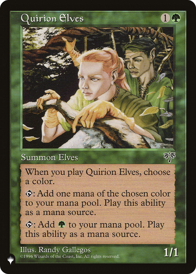 Quirion Elves [The List Reprints] | Yard's Games Ltd