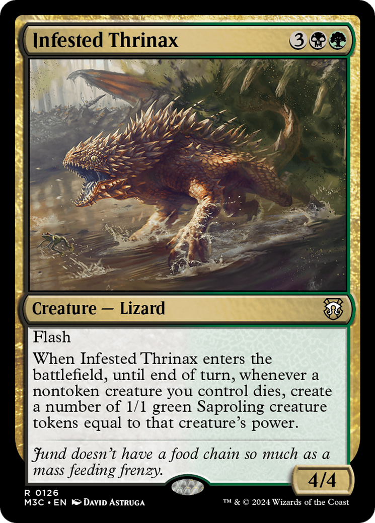 Infested Thrinax [Modern Horizons 3 Commander] | Yard's Games Ltd