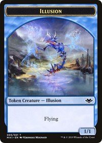 Illusion // Bear Double-Sided Token [Modern Horizons Tokens] | Yard's Games Ltd