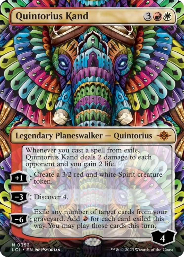 Quintorius Kand (0352) (Borderless) [The Lost Caverns of Ixalan] | Yard's Games Ltd