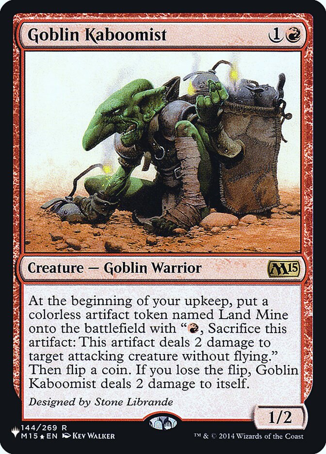 Goblin Kaboomist [Secret Lair: Heads I Win, Tails You Lose] | Yard's Games Ltd