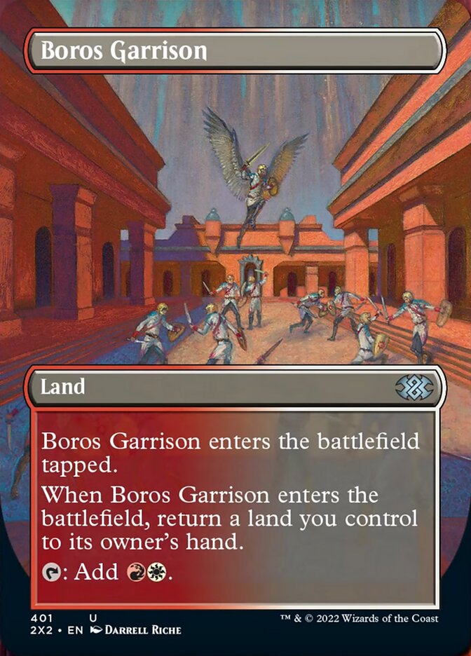 Boros Garrison (Borderless Alternate Art) [Double Masters 2022] | Yard's Games Ltd