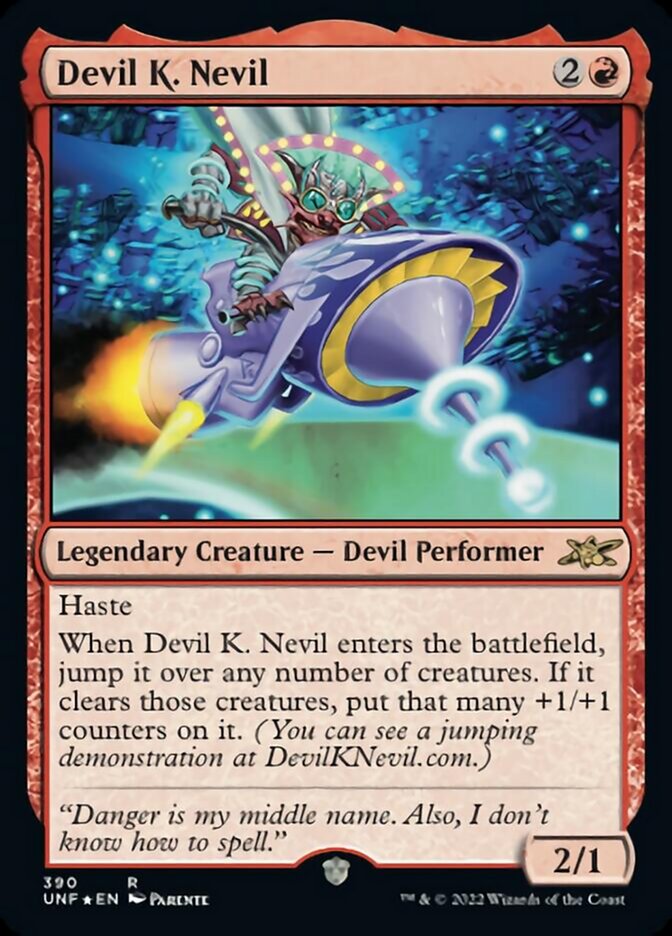 Devil K. Nevil (Galaxy Foil) [Unfinity] | Yard's Games Ltd