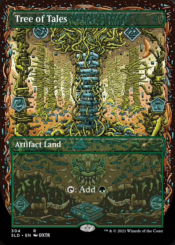 Tree of Tales (Borderless) [Secret Lair Drop Series] | Yard's Games Ltd