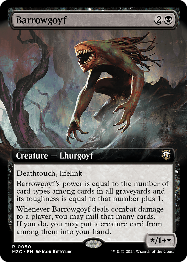 Barrowgoyf (Extended Art) [Modern Horizons 3 Commander] | Yard's Games Ltd