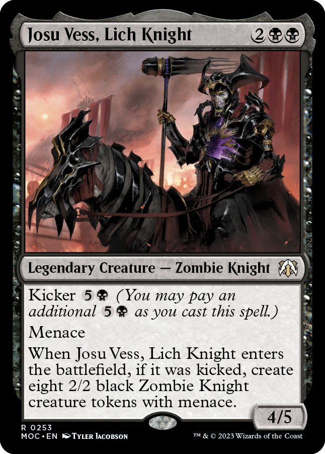 Josu Vess, Lich Knight [March of the Machine Commander] | Yard's Games Ltd