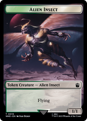 Alien Angel // Alien Insect Double-Sided Token [Doctor Who Tokens] | Yard's Games Ltd