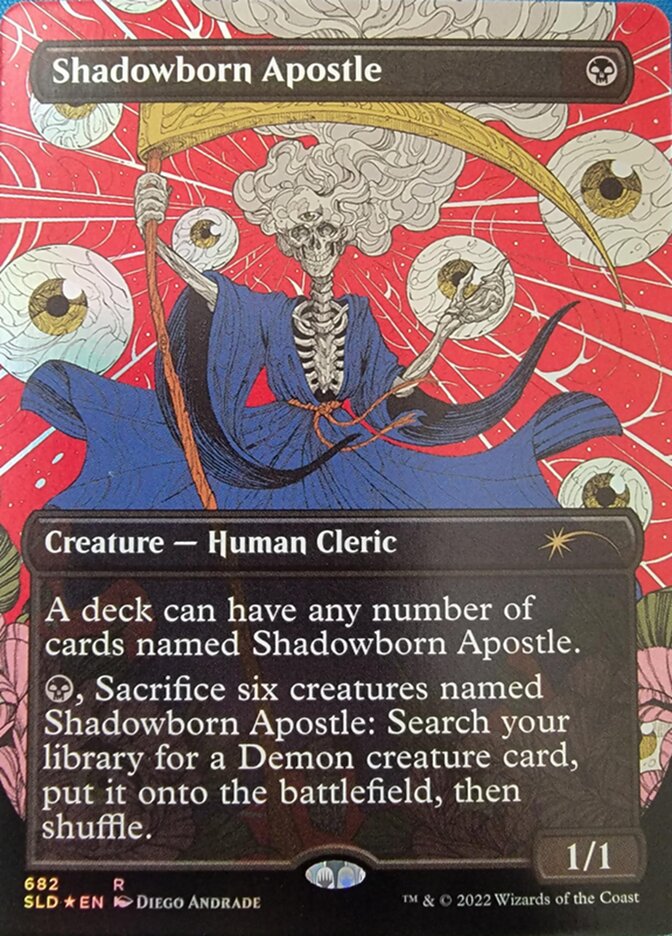 Shadowborn Apostle (Borderless) (682) [Secret Lair Drop Promos] | Yard's Games Ltd