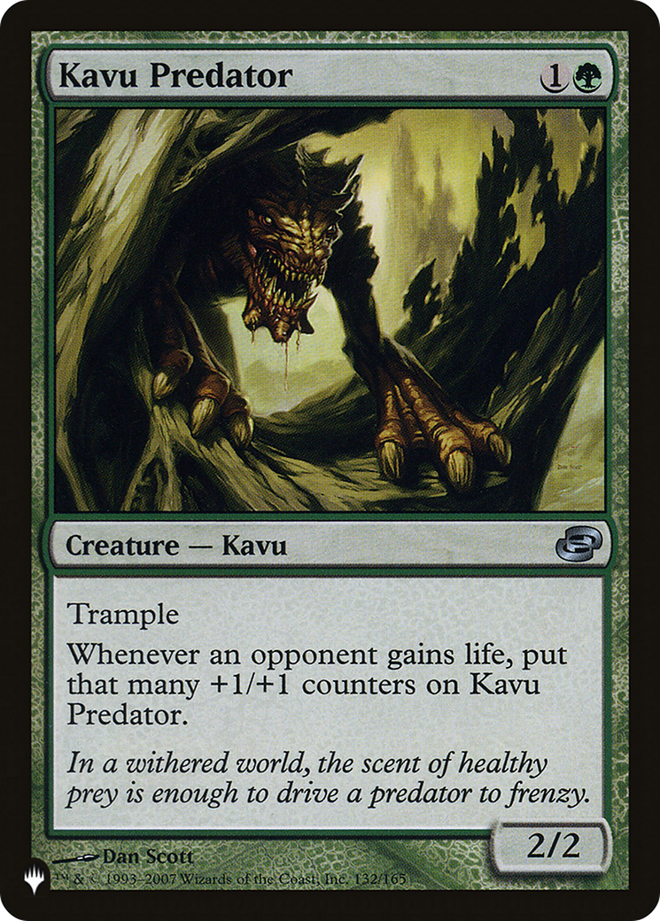 Kavu Predator [The List Reprints] | Yard's Games Ltd