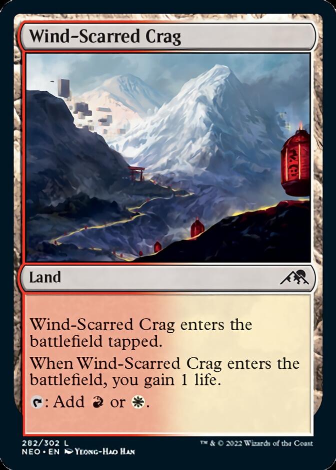 Wind-Scarred Crag [Kamigawa: Neon Dynasty] | Yard's Games Ltd