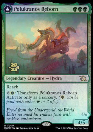 Polukranos Reborn // Polukranos, Engine of Ruin [March of the Machine Prerelease Promos] | Yard's Games Ltd