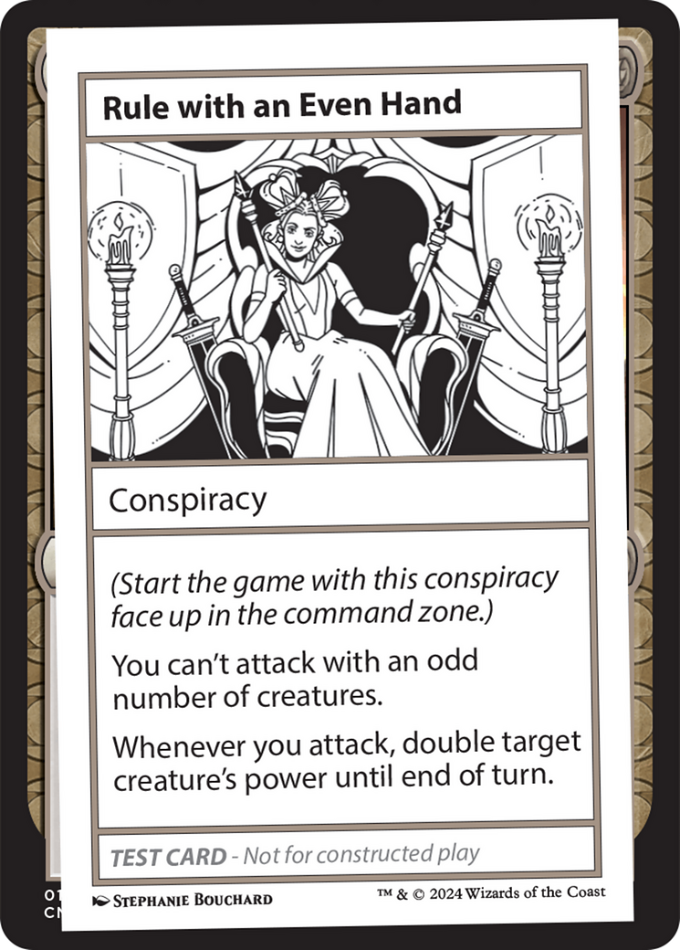 Rule with an Even Hand [Mystery Booster 2 Playtest Cards] | Yard's Games Ltd