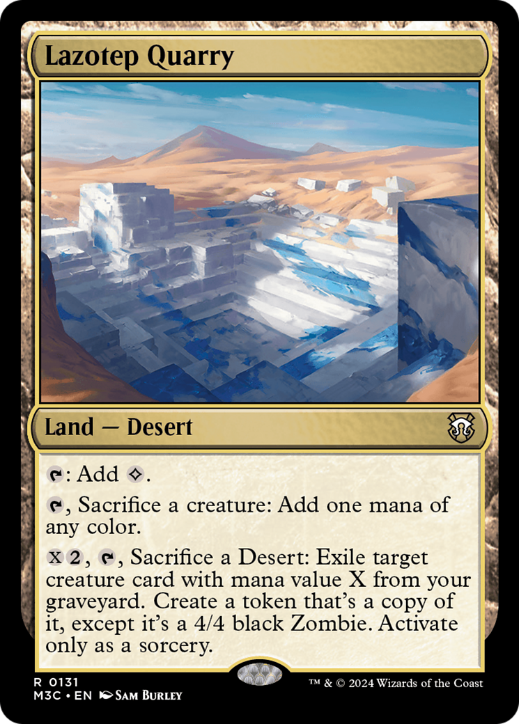 Lazotep Quarry (Extended Art) [Modern Horizons 3 Commander] | Yard's Games Ltd