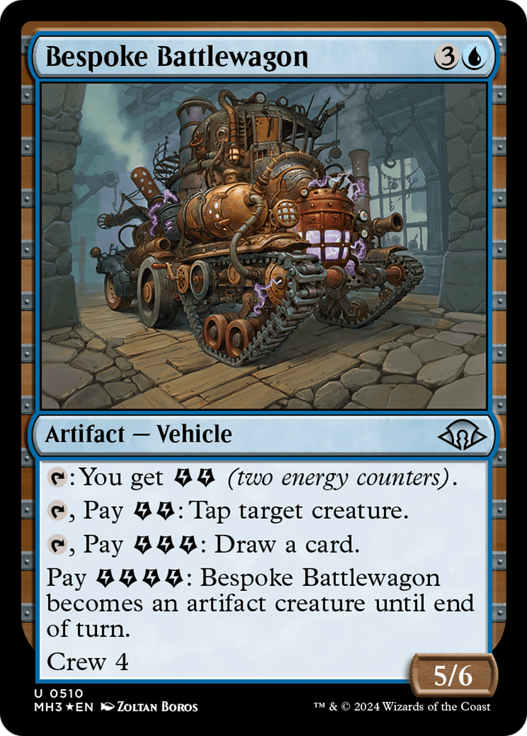 Bespoke Battlewagon (Ripple Foil) [Modern Horizons 3] | Yard's Games Ltd