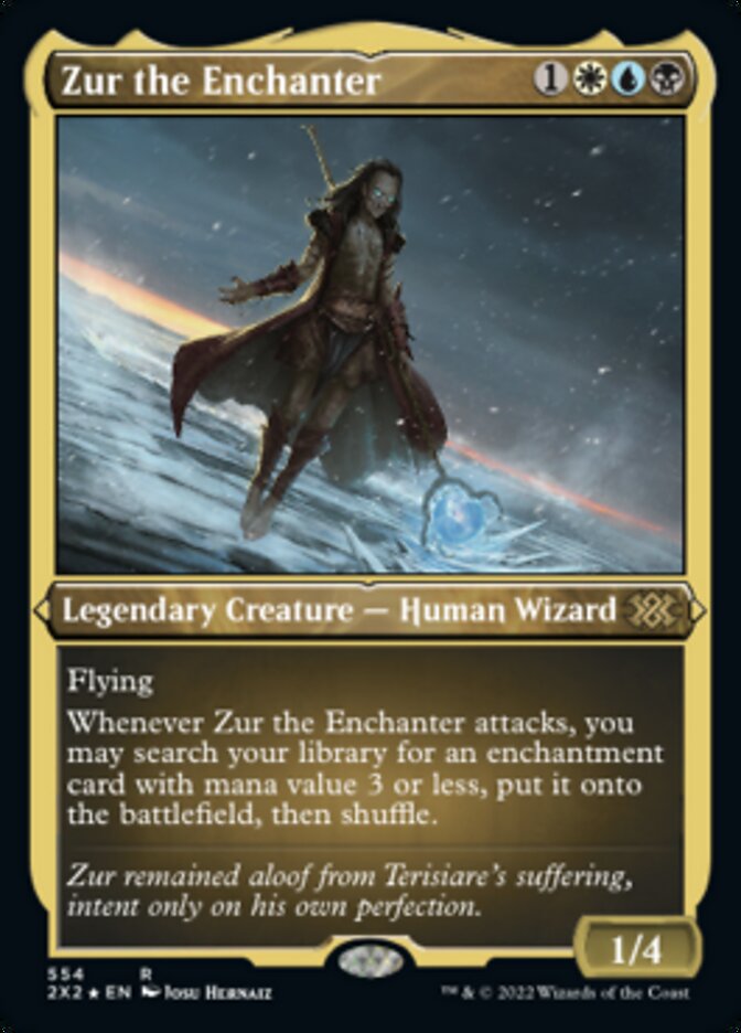 Zur the Enchanter (Foil Etched) [Double Masters 2022] | Yard's Games Ltd