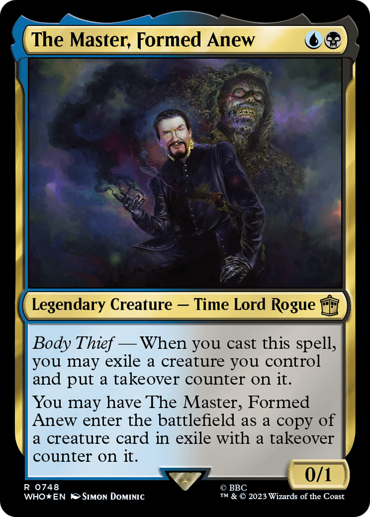 The Master, Formed Anew (Surge Foil) [Doctor Who] | Yard's Games Ltd