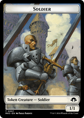 Eldrazi Spawn // Soldier Double-Sided Token [Modern Horizons 3 Tokens] | Yard's Games Ltd