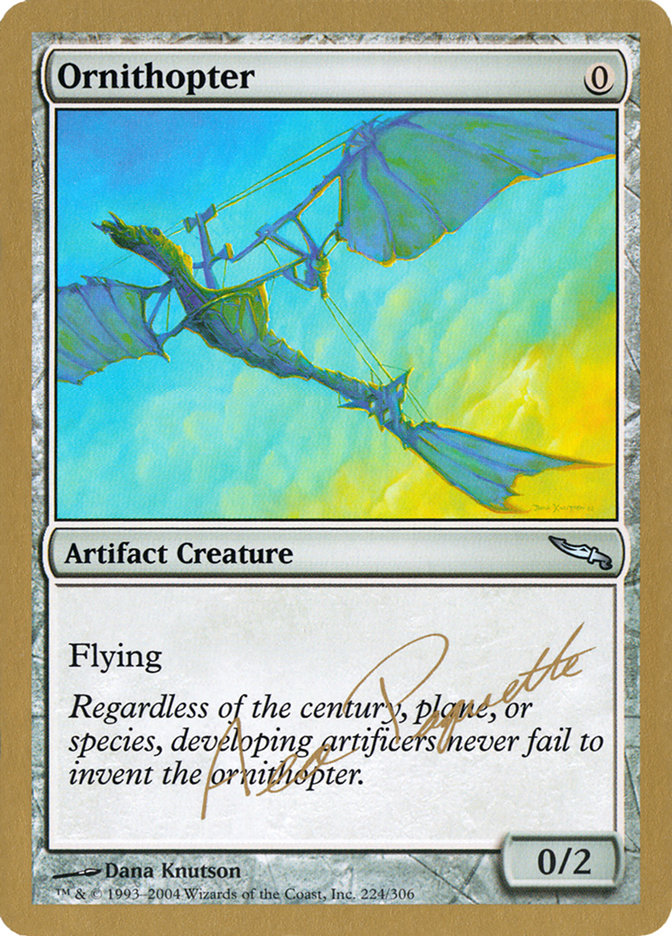 Ornithopter (Aeo Paquette) [World Championship Decks 2004] | Yard's Games Ltd