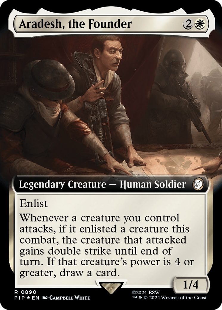 Aradesh, the Founder (Extended Art) (Surge Foil) [Fallout] | Yard's Games Ltd