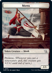 Monk // Phyrexian Hydra (11) Double-Sided Token [March of the Machine Tokens] | Yard's Games Ltd