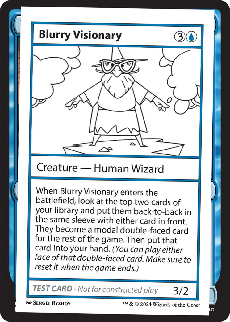 Blurry Visionary [Mystery Booster 2 Playtest Cards] | Yard's Games Ltd