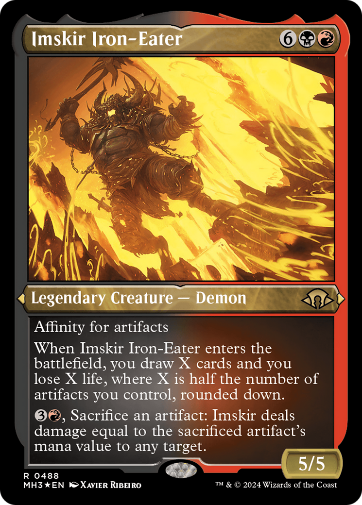 Imskir Iron-Eater (Foil Etched) [Modern Horizons 3] | Yard's Games Ltd