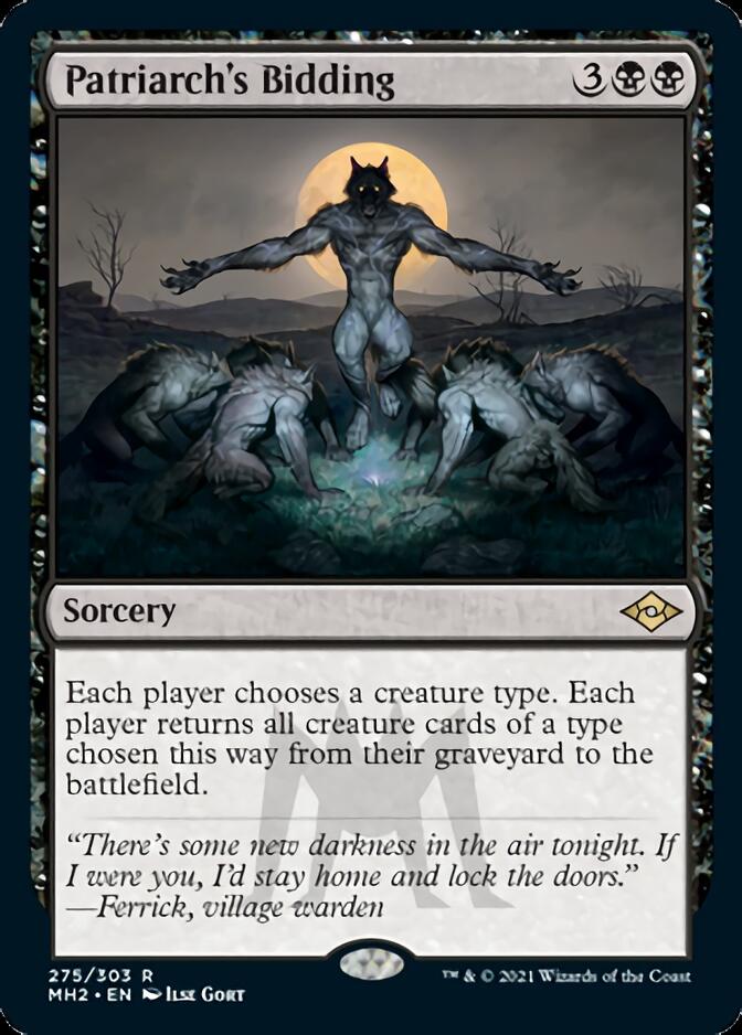 Patriarch's Bidding (Foil Etched) [Modern Horizons 2] | Yard's Games Ltd