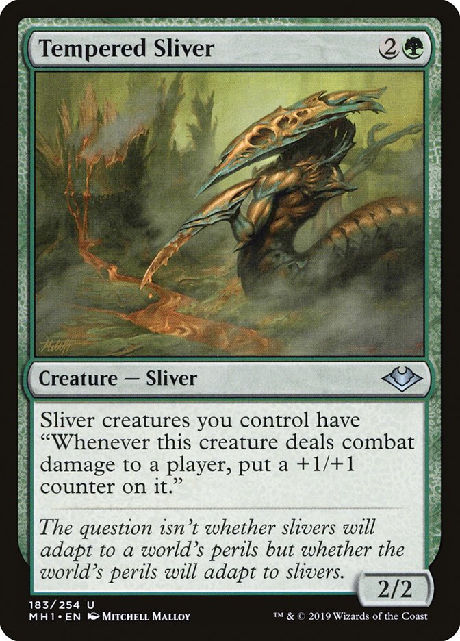 Tempered Sliver [Modern Horizons] | Yard's Games Ltd