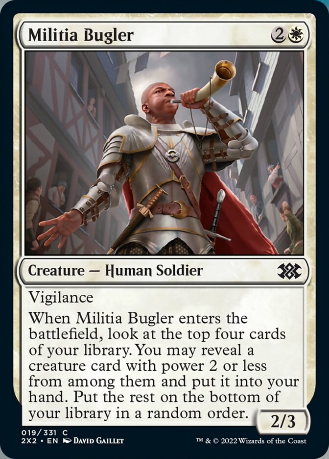 Militia Bugler [Double Masters 2022] | Yard's Games Ltd