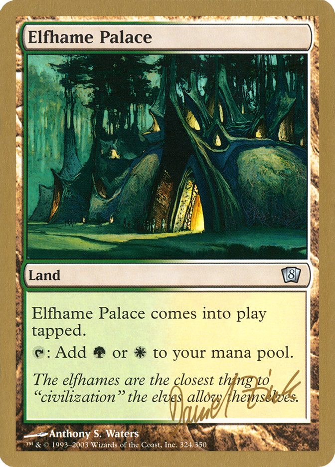 Elfhame Palace (Daniel Zink) [World Championship Decks 2003] | Yard's Games Ltd