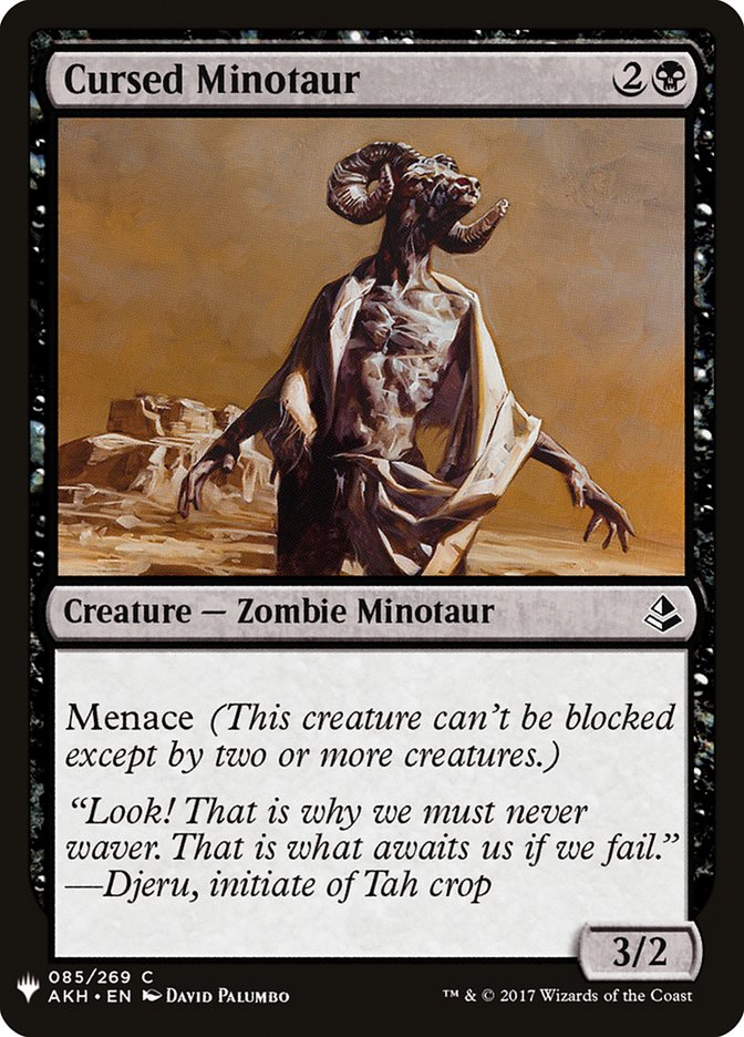 Cursed Minotaur [Mystery Booster] | Yard's Games Ltd