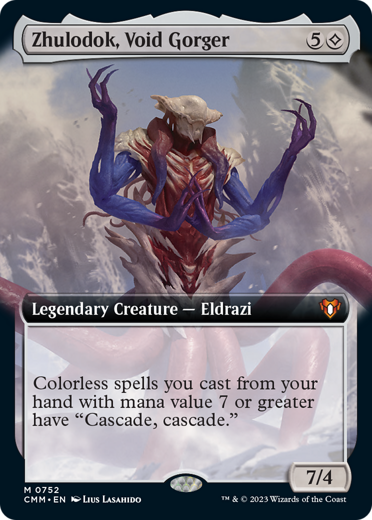 Zhulodok, Void Gorger (Extended Art) [Commander Masters] | Yard's Games Ltd