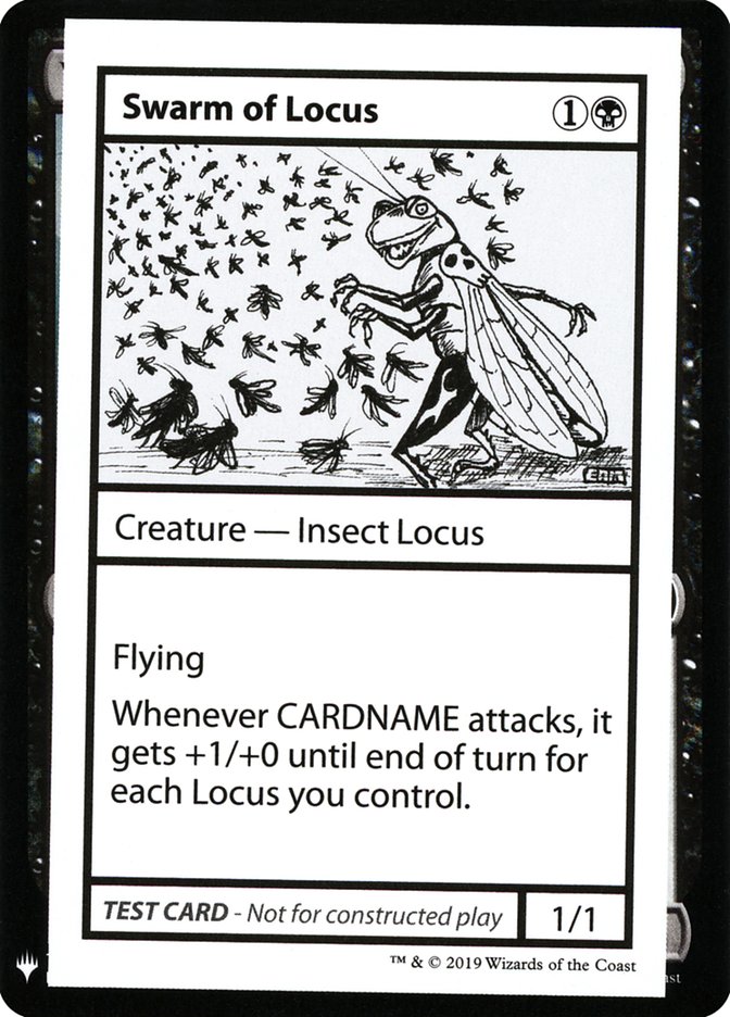 Swarm of Locus [Mystery Booster Playtest Cards] | Yard's Games Ltd