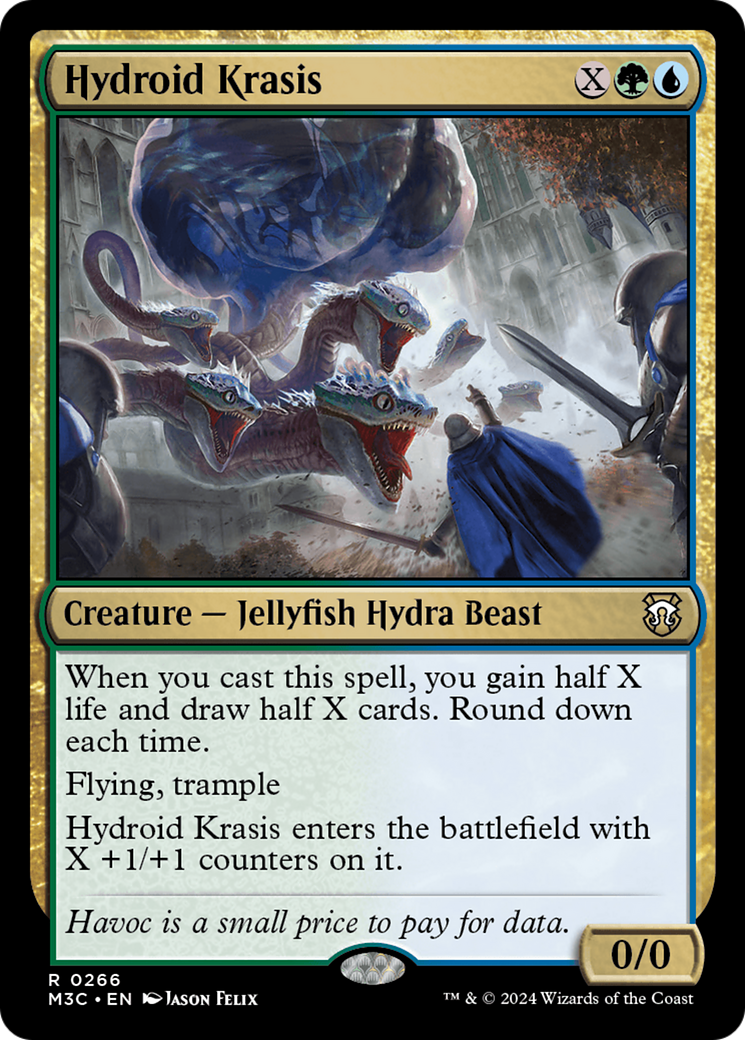 Hydroid Krasis (Ripple Foil) [Modern Horizons 3 Commander] | Yard's Games Ltd