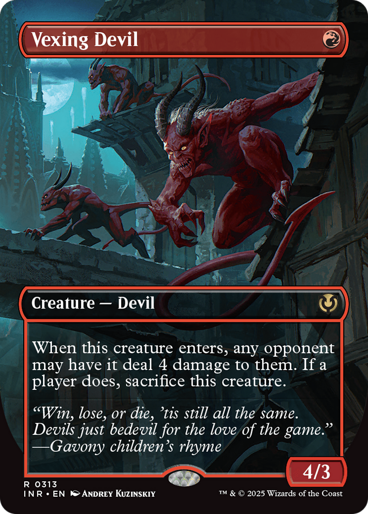 Vexing Devil [Innistrad Remastered] | Yard's Games Ltd