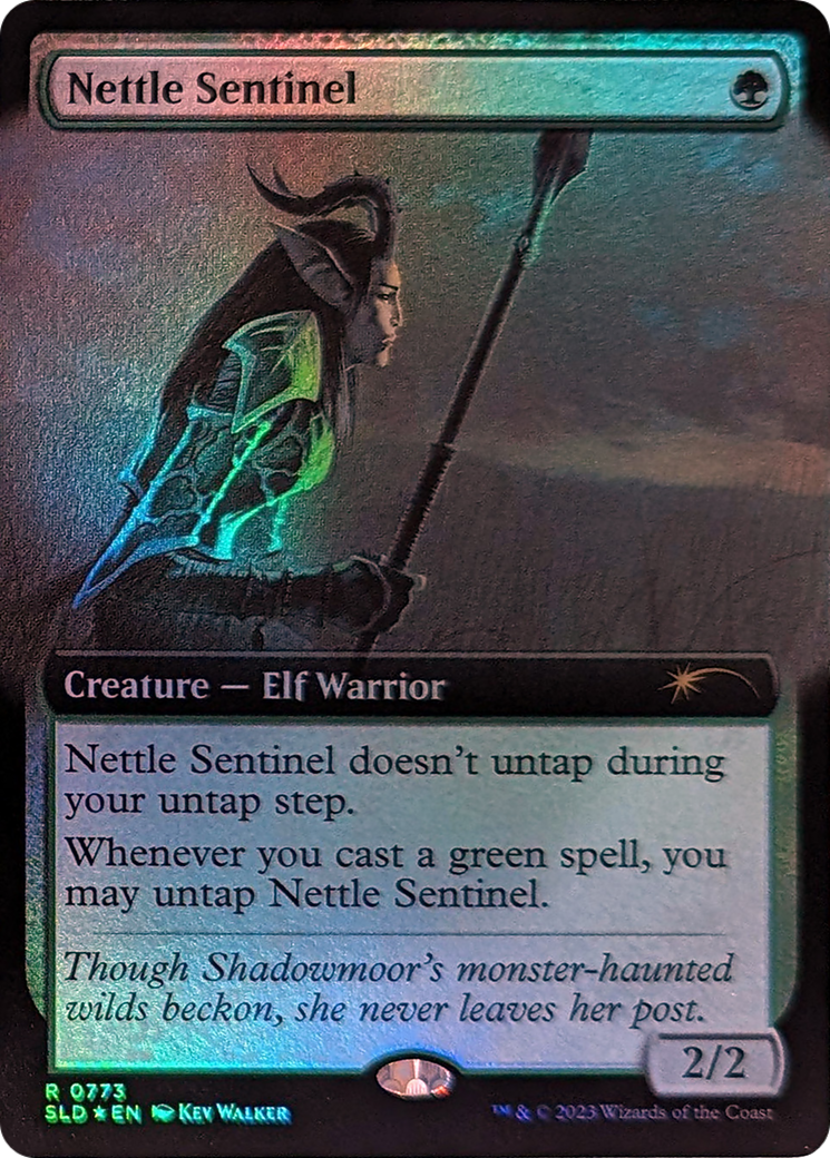 Nettle Sentinel (Extended Art) [Secret Lair Drop Series] | Yard's Games Ltd