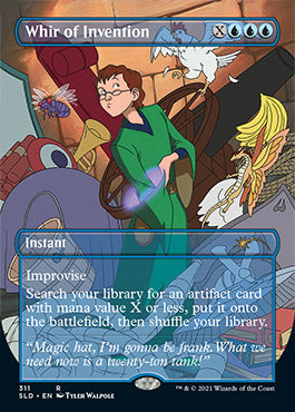 Whir of Invention (Borderless) [Secret Lair Drop Series] | Yard's Games Ltd