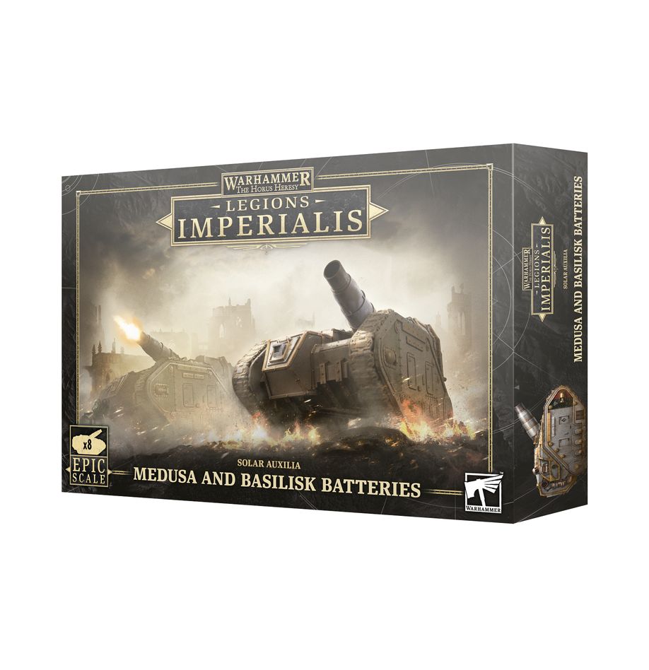 Warhammer The Horus Heresy - Legions Imperialis - Solar Auxilia - Medusa and Basilisk Batteries | Yard's Games Ltd