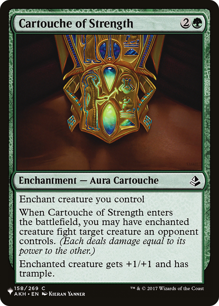 Cartouche of Strength [The List] | Yard's Games Ltd