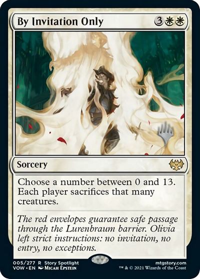 By Invitation Only (Promo Pack) [Innistrad: Crimson Vow Promos] | Yard's Games Ltd