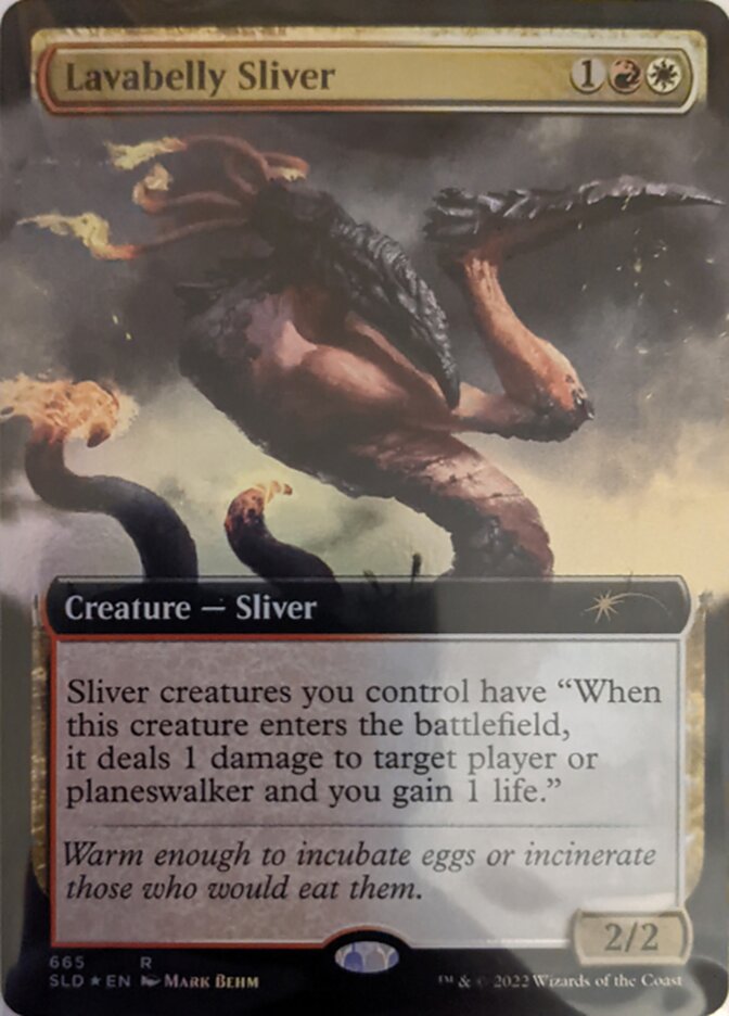 Lavabelly Sliver (Extended Art) [Secret Lair Drop Promos] | Yard's Games Ltd