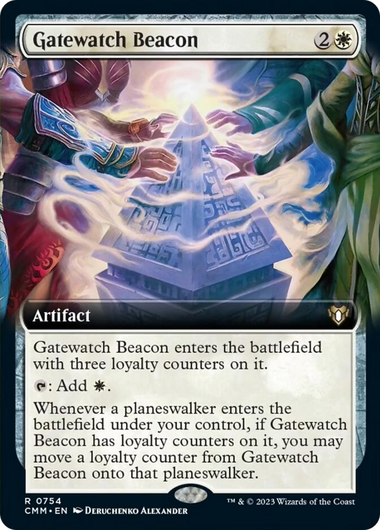 Gatewatch Beacon (Extended Art) [Commander Masters] | Yard's Games Ltd