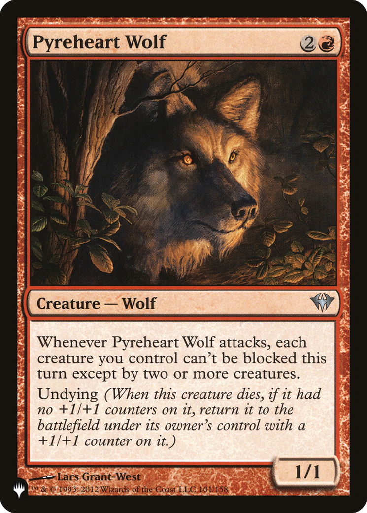 Pyreheart Wolf [The List] | Yard's Games Ltd