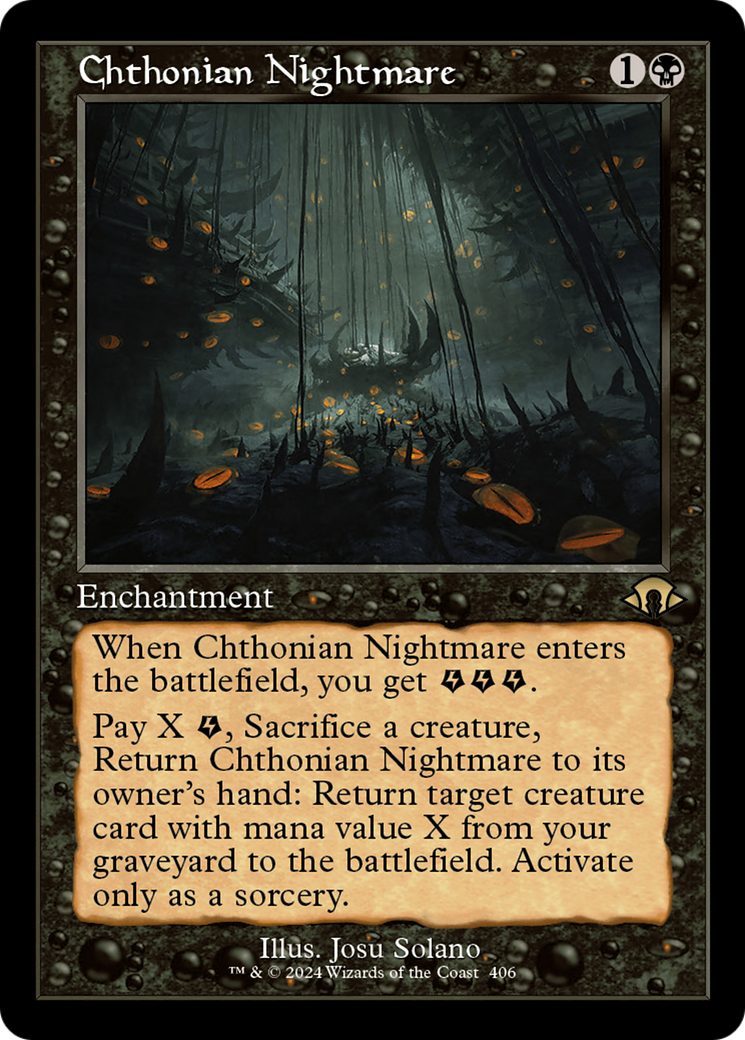 Chthonian Nightmare (Retro) [Modern Horizons 3] | Yard's Games Ltd