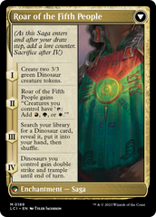 Huatli, Poet of Unity // Roar of the Fifth People [The Lost Caverns of Ixalan] | Yard's Games Ltd