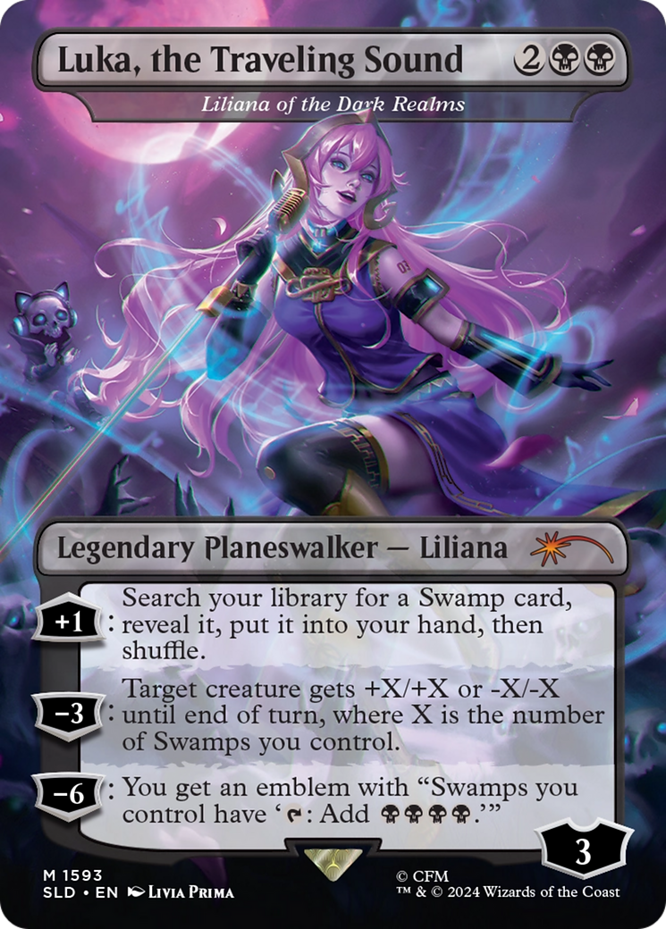 Luka, the Traveling Sound - Liliana of the Dark Realms [Secret Lair Drop Series] | Yard's Games Ltd